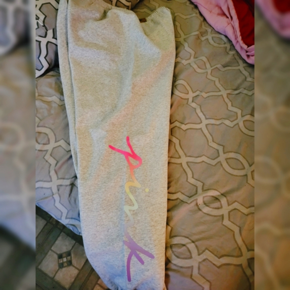 Pink sweatpants
